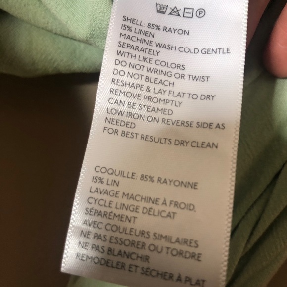 UO linen blend twist front top - Picture 6 of 6